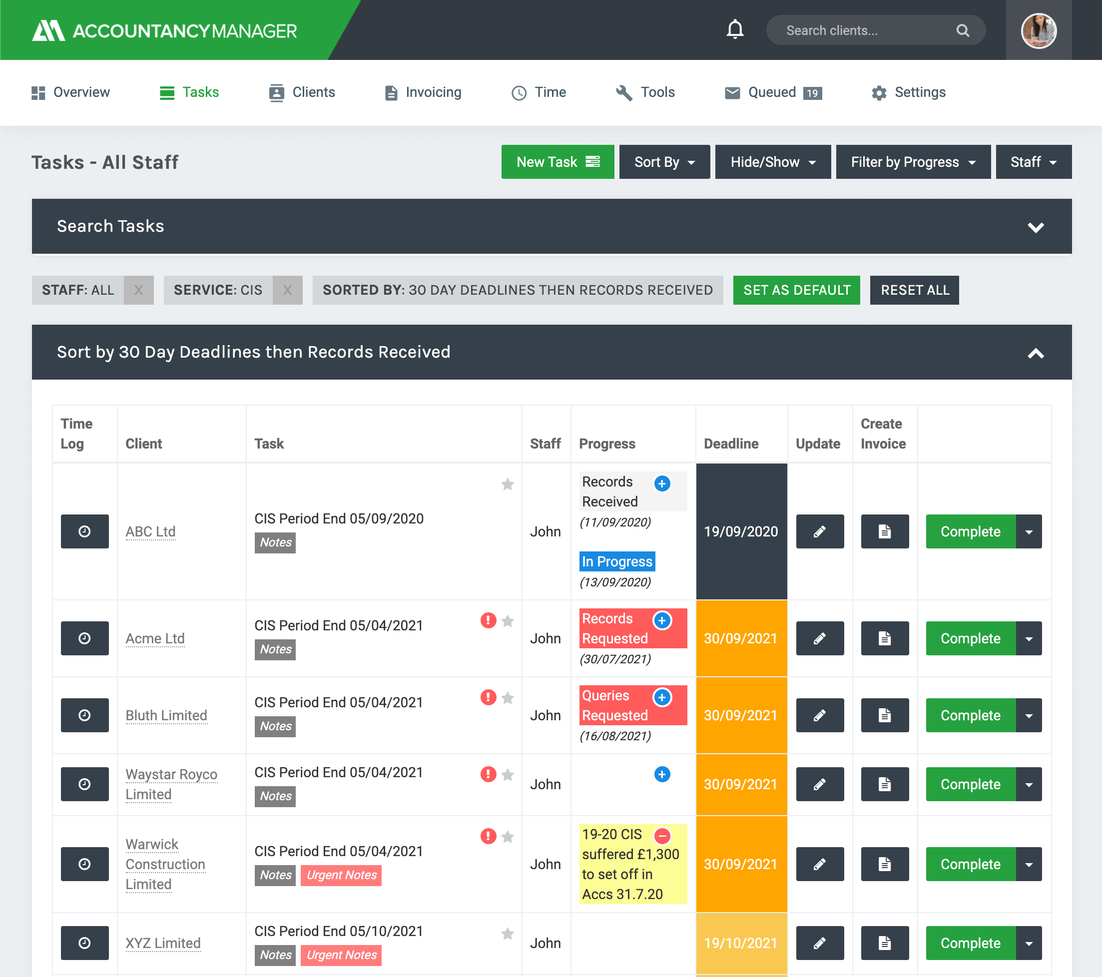 See task details at a glance