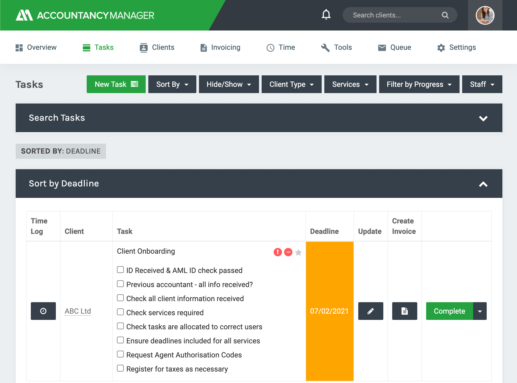 Break tasks down into bite-size chunks